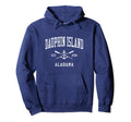 Dauphin Island Al Crossed Oars Hoodie - Casual Everyday Wear for Adults - T-Shirt, Sweatshirt, Hoodie
