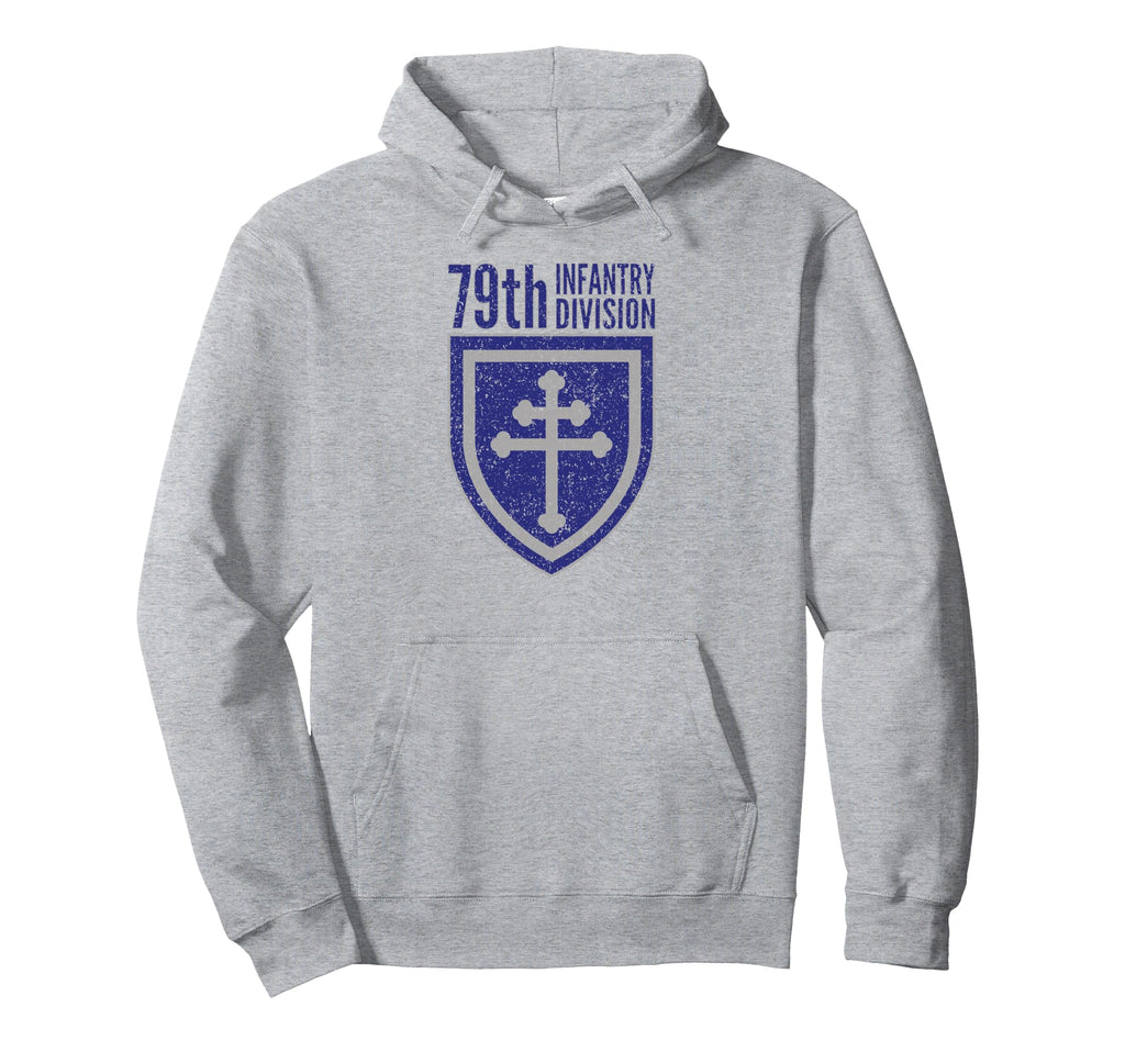 79Th Infantry Division Army Cross Hoodie - Fun Novelty Design Men Women - T-Shirt, Sweatshirt, Hoodie