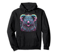 Vaporwave Koala Bear Cyberpunk Art 80S 90S Hoodie - Graphic Print Unisex - T-Shirt, Sweatshirt, Hoodie