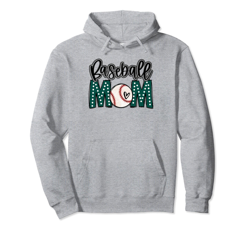 Baseball Mom Baseball Mama Player Hoodie - Streetwear Style Men Women - T-Shirt, Sweatshirt, Hoodie