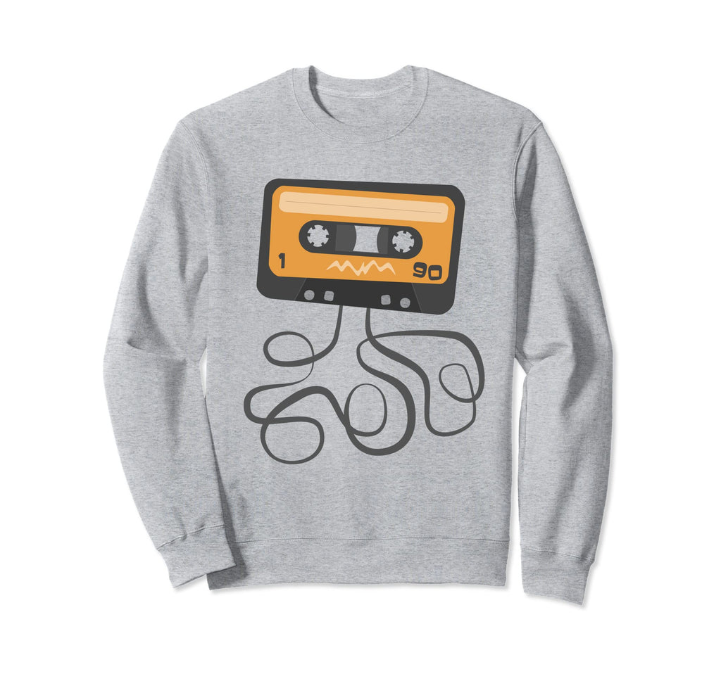 Tangled Audio Cassette Tape Sweatshirt - Fun Novelty Design Unisex - T-Shirt, Sweatshirt, Hoodie