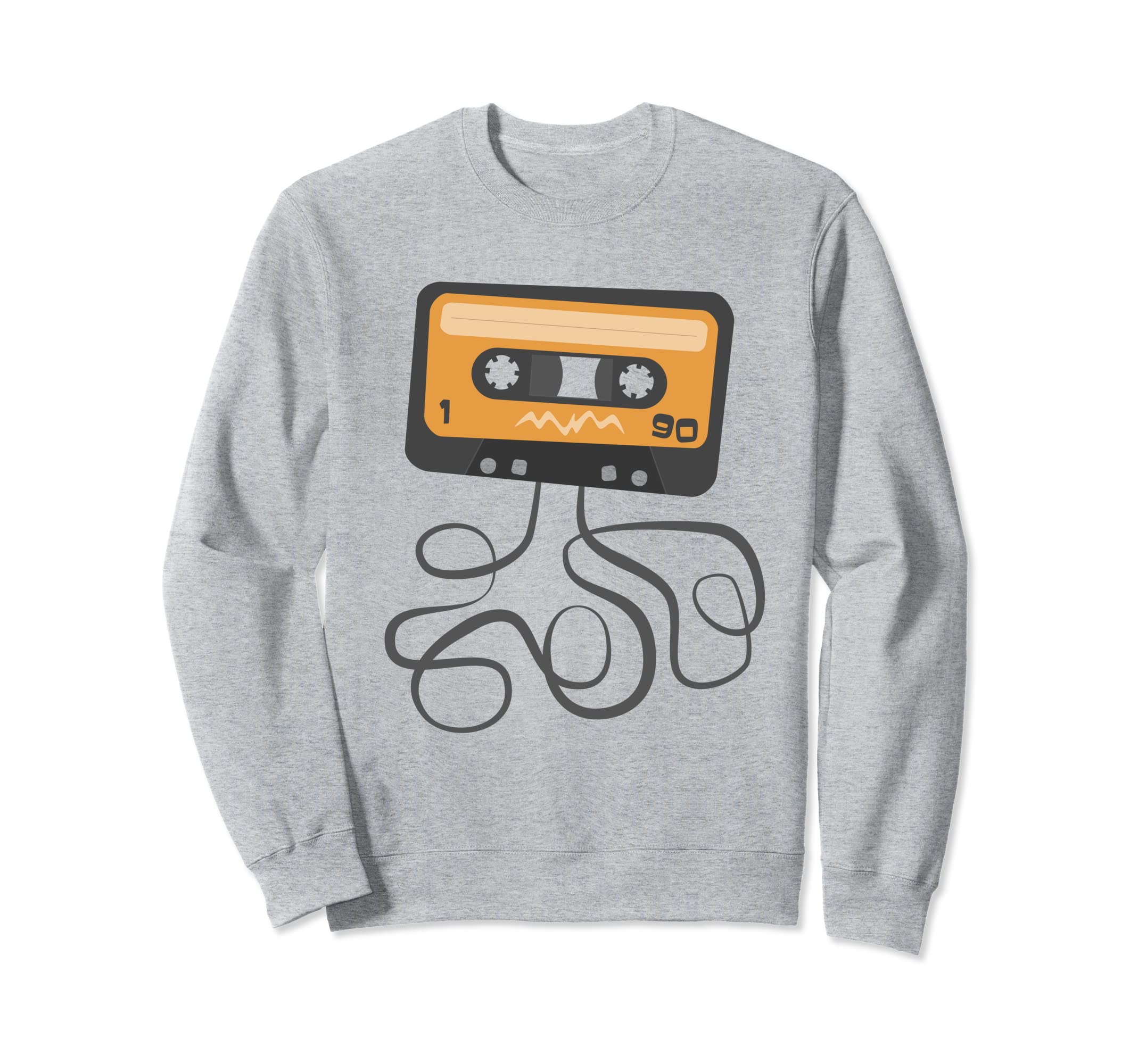 Tangled Audio Cassette Tape Sweatshirt - Fun Novelty Design Unisex - T-Shirt, Sweatshirt, Hoodie