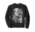 Tiger 90S Aesthetic Y2K Tiger Sweatshirt - Casual Everyday Wear Unisex - T-Shirt, Sweatshirt, Hoodie