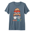 Soccer And Baseball Mom Life Messy Bun T-Shirt - Fun Novelty Design Unisex - T-Shirt, Sweatshirt, Hoodie