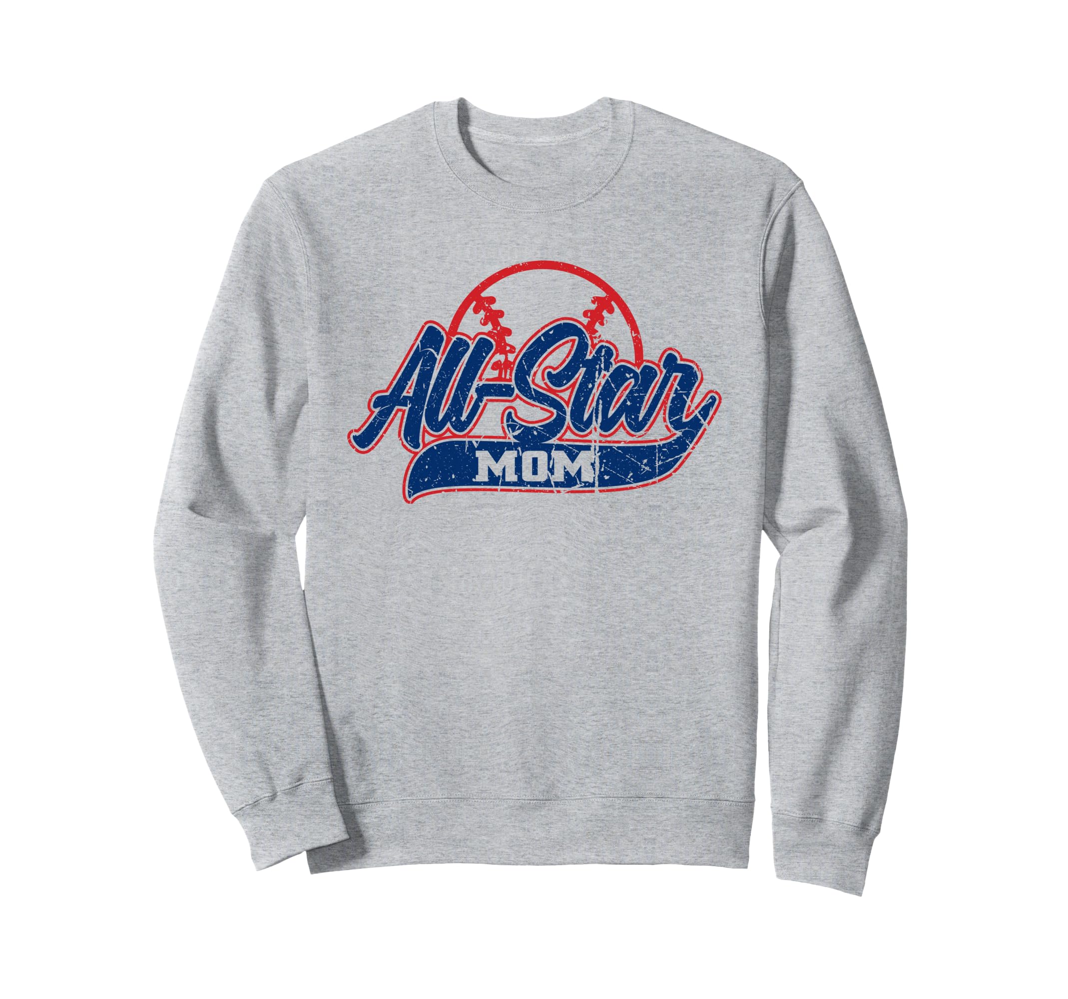 Baseball All Star Mom Sweatshirt - Aesthetic Graphic Unisex - T-Shirt, Sweatshirt, Hoodie