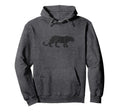 Panther Distressed Panther Hoodie - Trendy Graphic Unisex - T-Shirt, Sweatshirt, Hoodie