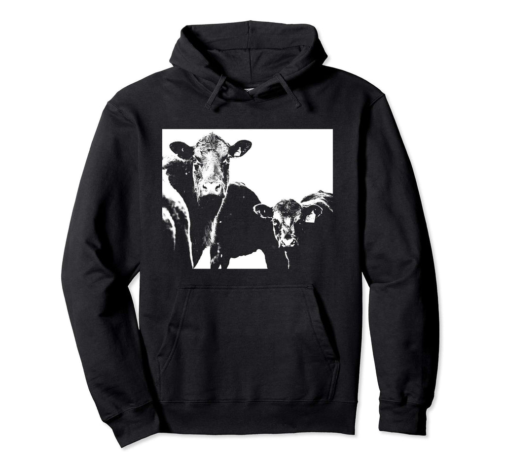 Cow Cattle Farmer Dairy Cows Animal Hoodie - Unique Graphic for Adults - T-Shirt, Sweatshirt, Hoodie