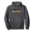 Ballpark Nana Baseball Softball Mom Leopard Hoodie - Unique Graphic Unisex - T-Shirt, Sweatshirt, Hoodie