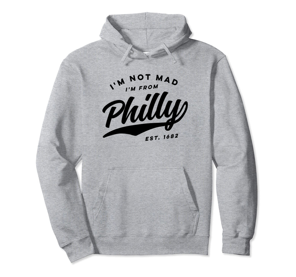 Im Not Mad Im From Philly 1970S Hoodie - Aesthetic Graphic Unisex - T-Shirt, Sweatshirt, Hoodie
