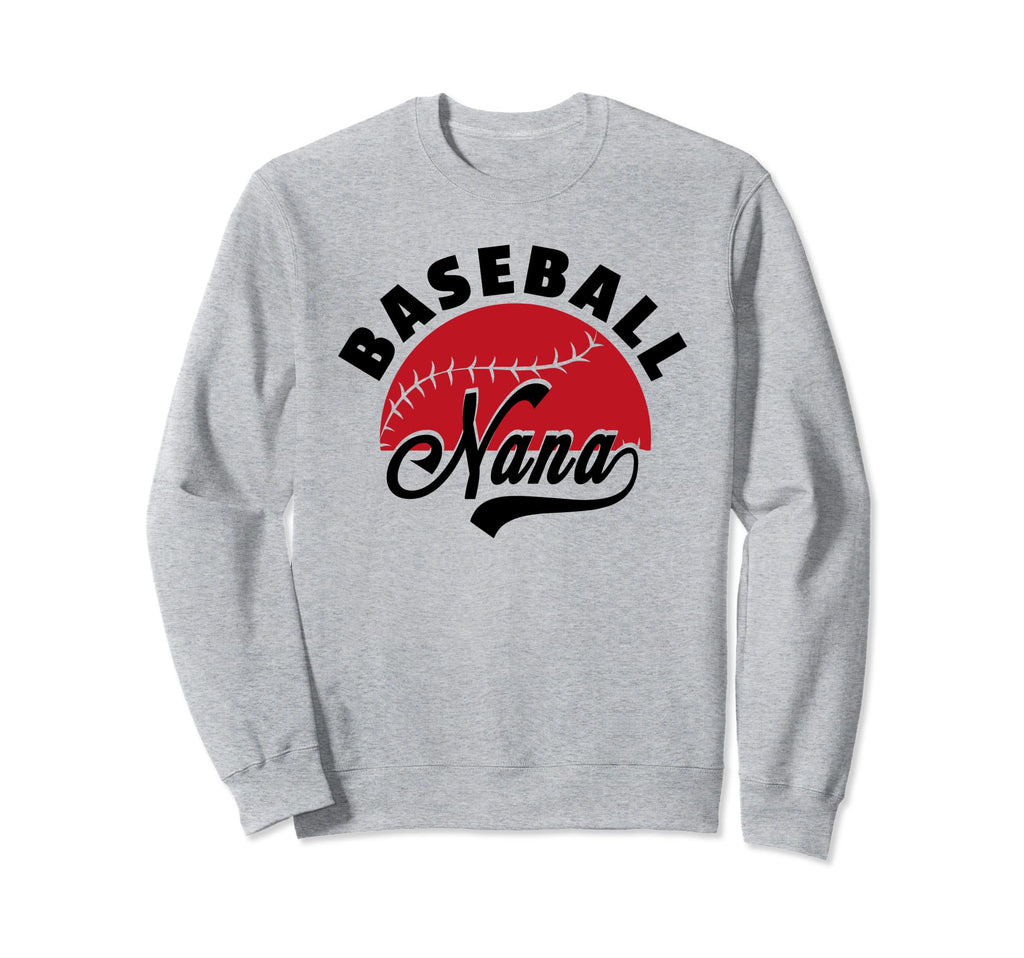 Baseball Nana Sweatshirt - Minimalist Print for Adults - T-Shirt, Sweatshirt, Hoodie