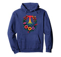 60S 70S Flower Power Groovy Love Hoodie - Fun Novelty Design for Adults - T-Shirt, Sweatshirt, Hoodie