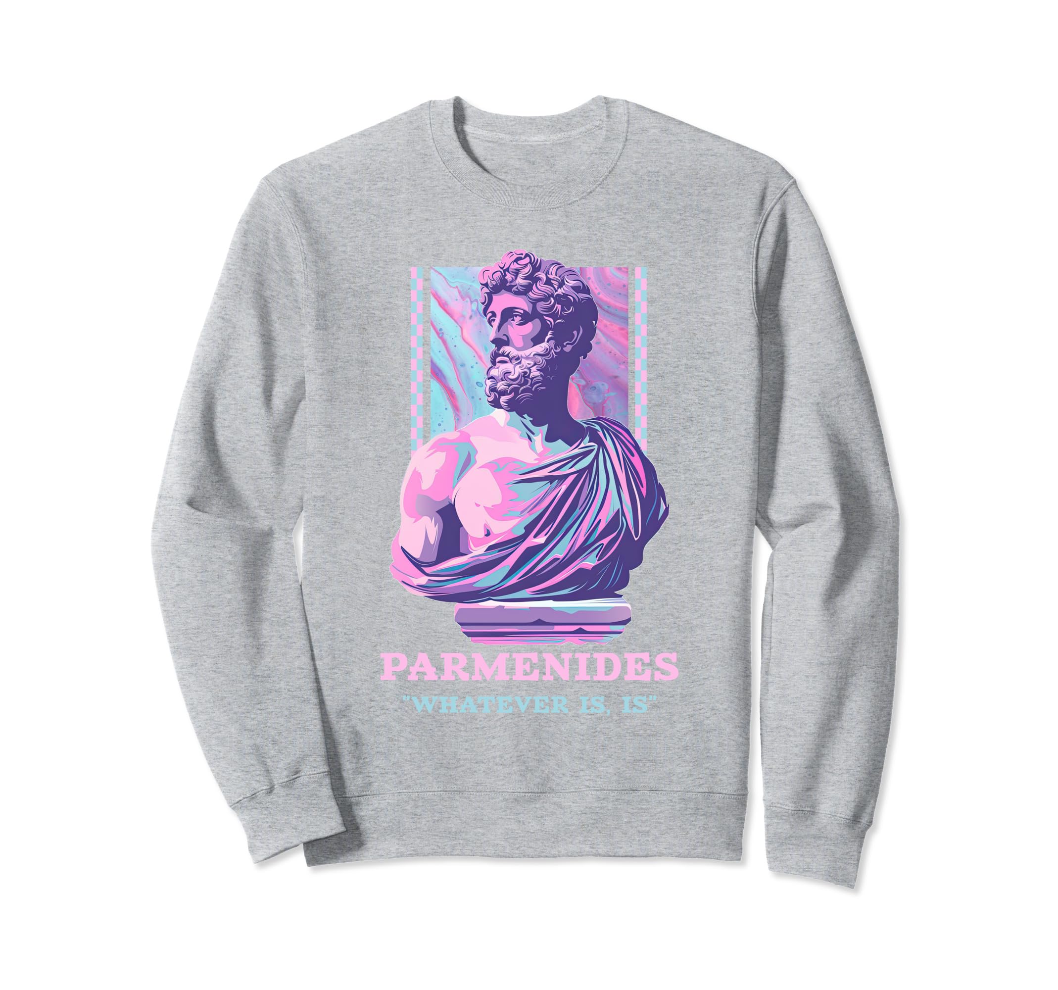 Parmenides Stoic Philosophy Y2K Sweatshirt - Minimalist Print Unisex - T-Shirt, Sweatshirt, Hoodie