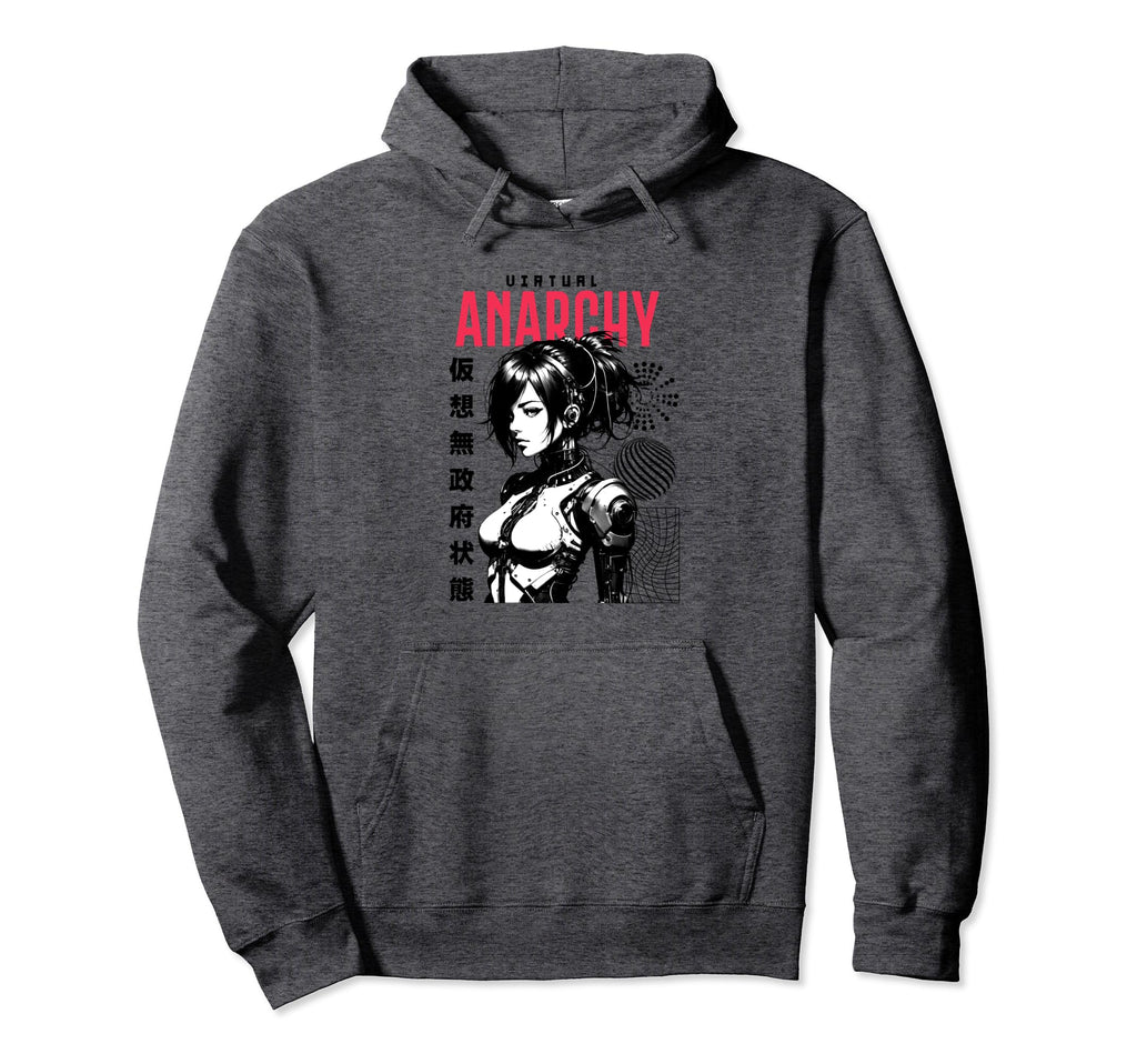 Japanese Anime Urban Cyber Vaporwave Hoodie - Fun Novelty Design Unisex - T-Shirt, Sweatshirt, Hoodie