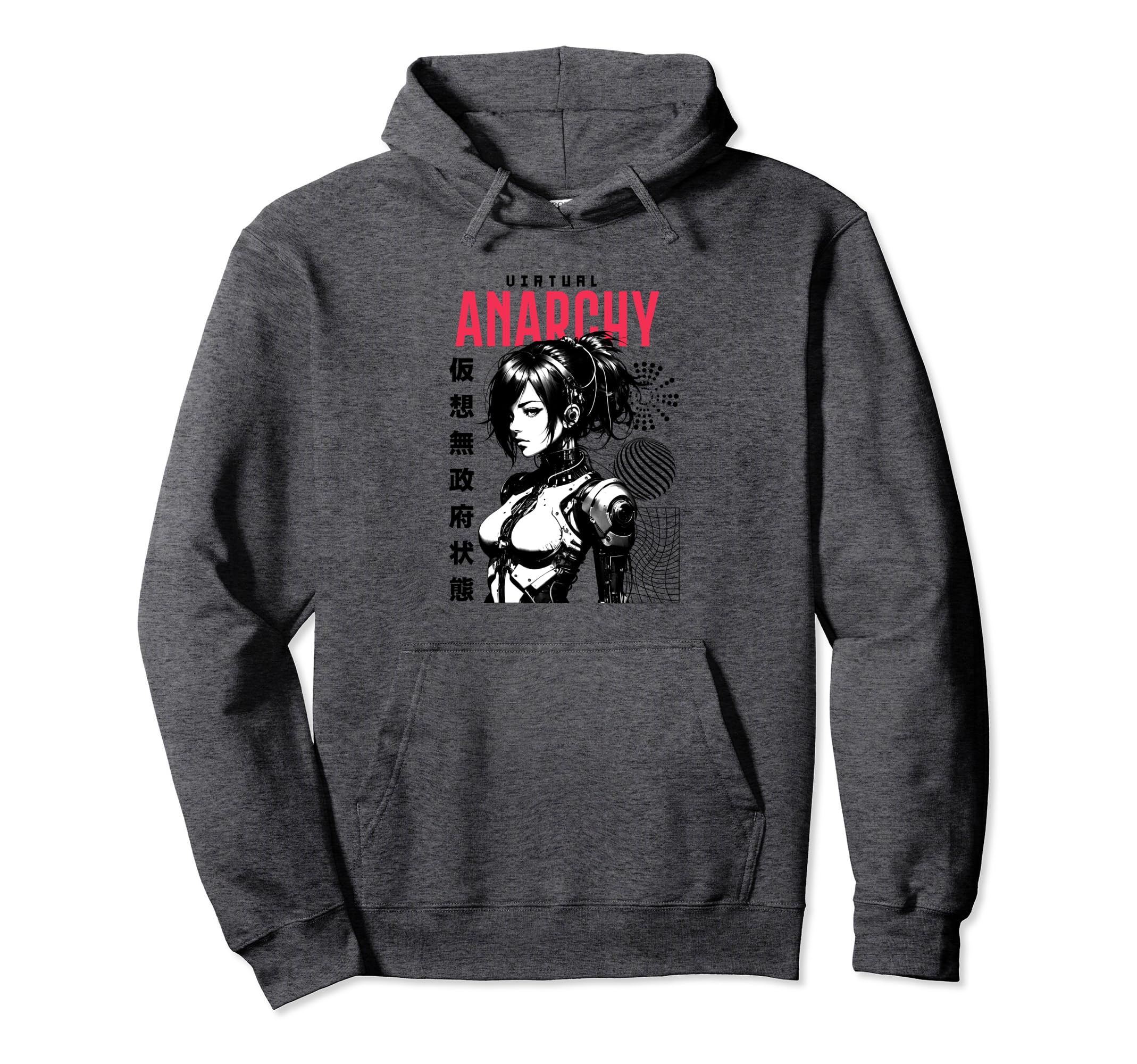 Japanese Anime Urban Cyber Vaporwave Hoodie - Fun Novelty Design Unisex - T-Shirt, Sweatshirt, Hoodie