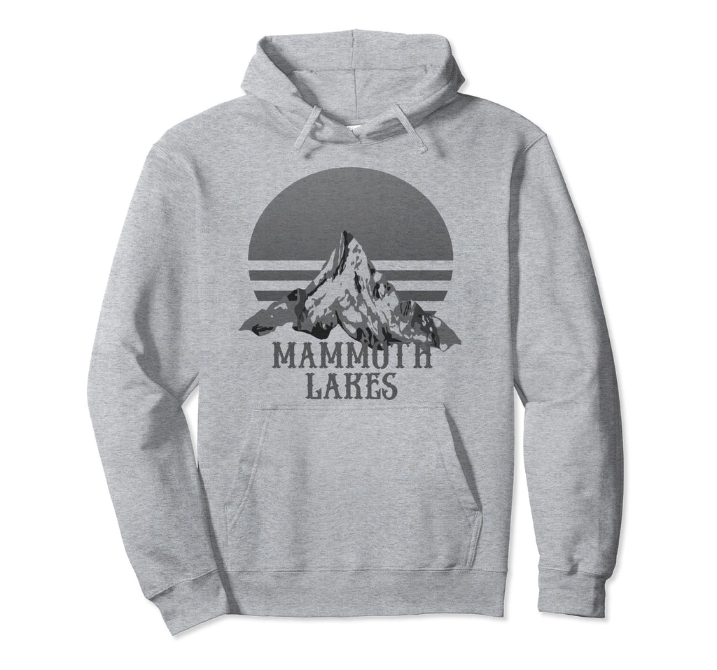 Mammoth Lakes Distressed Mountains Hoodie - Casual Everyday Wear Men Women - T-Shirt, Sweatshirt, Hoodie