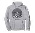 Mammoth Lakes Distressed Mountains Hoodie - Casual Everyday Wear Men Women - T-Shirt, Sweatshirt, Hoodie