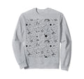 Face Abstract Line Art Drawing Sweatshirt - Unique Graphic Unisex - T-Shirt, Sweatshirt, Hoodie