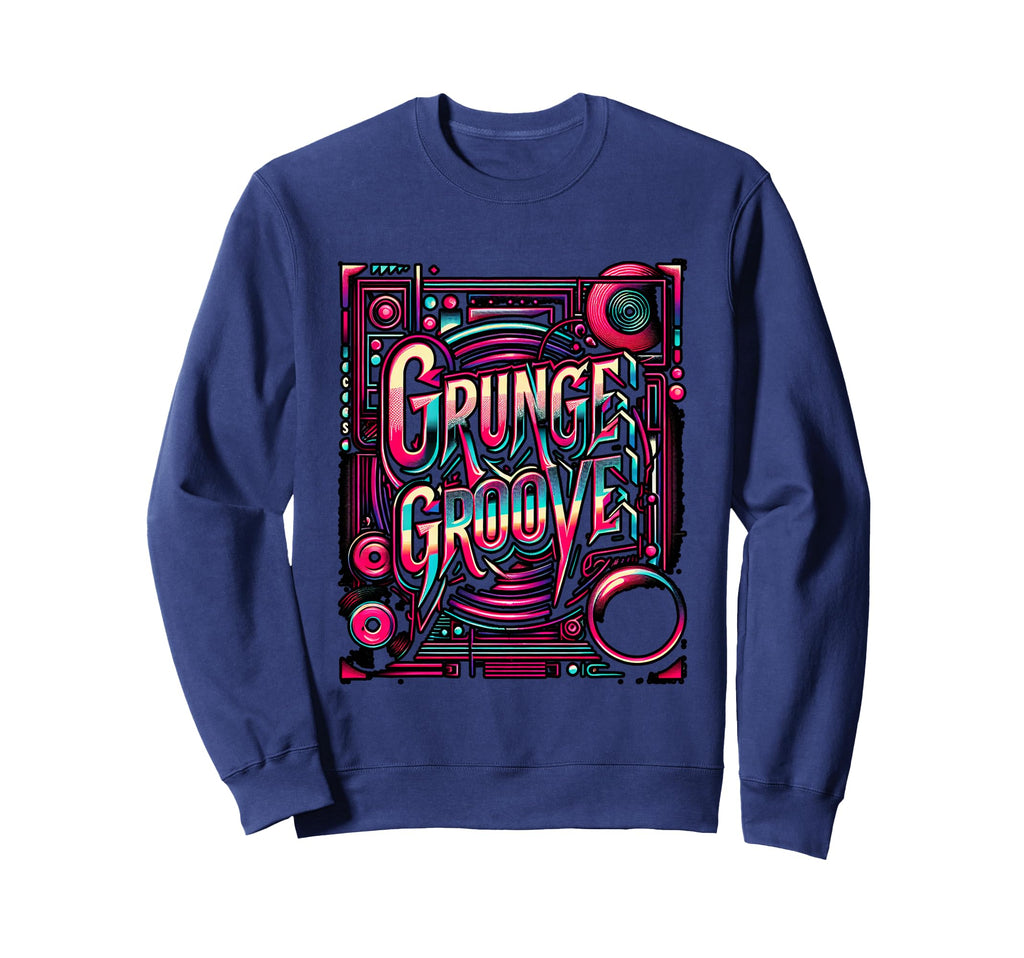 Grunge Groove 90S Alternative Rock Sweatshirt - Unique Graphic Men Women - T-Shirt, Sweatshirt, Hoodie
