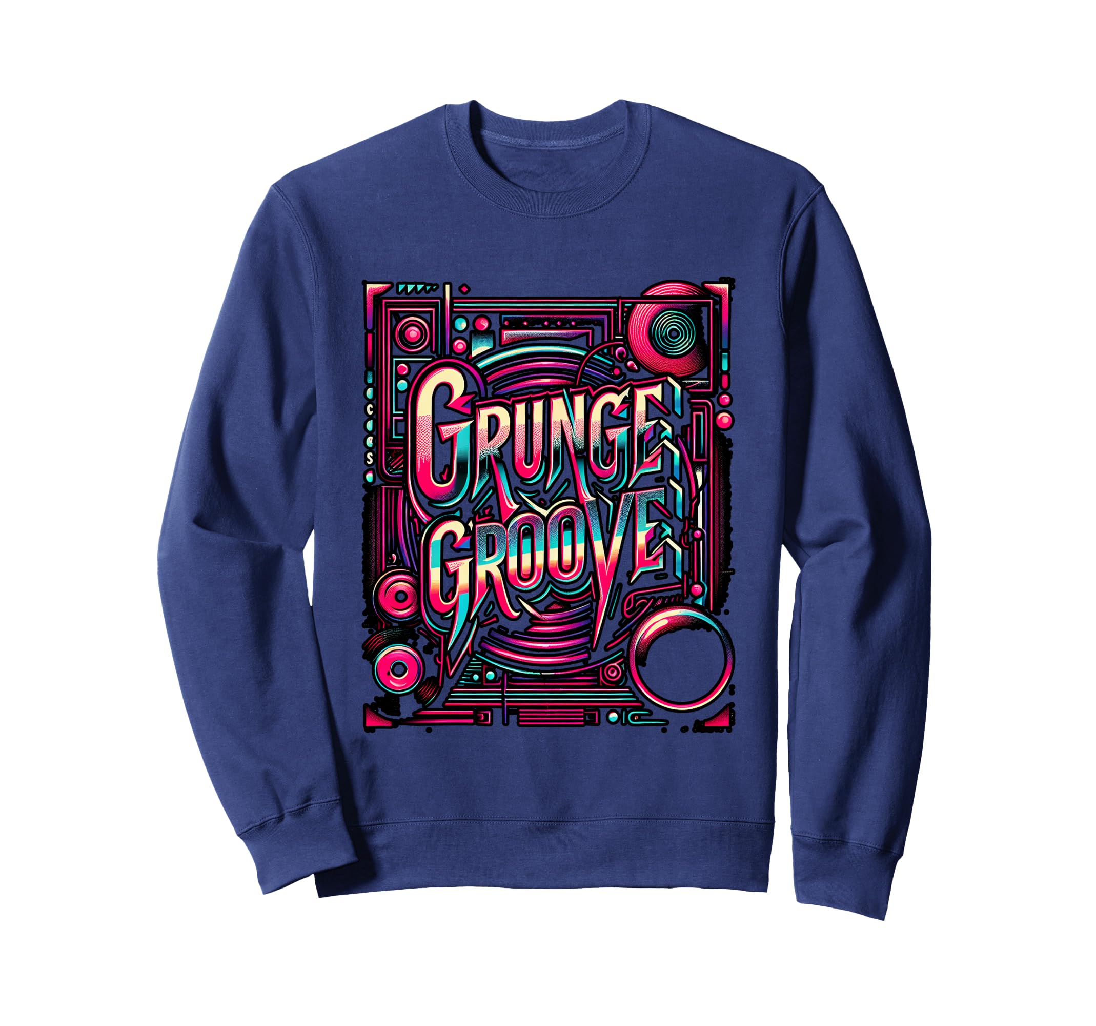 Grunge Groove 90S Alternative Rock Sweatshirt - Unique Graphic Men Women - T-Shirt, Sweatshirt, Hoodie