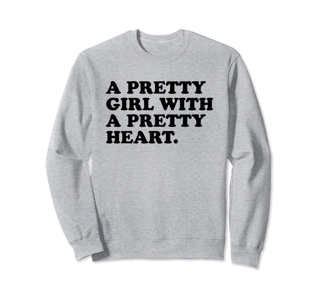 Pretty Pretty Heart Y2K Aesthetic Sweatshirt - Unique Graphic Unisex - T-Shirt, Sweatshirt, Hoodie