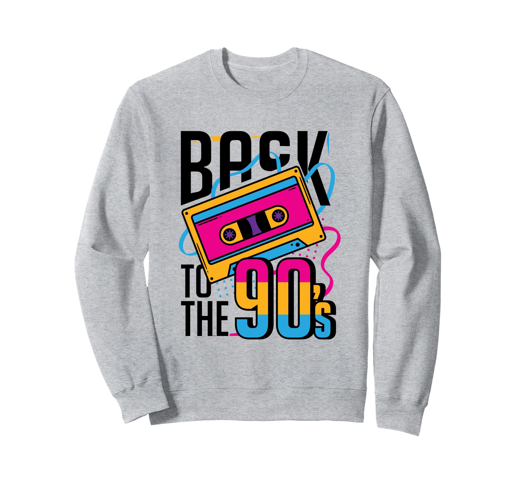 90S Cassette Tape Vibes Sweatshirt - Aesthetic Graphic for Adults - T-Shirt, Sweatshirt, Hoodie