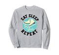 Eat Sleep Skate Repeat Figure Ice Sweatshirt - Fun Novelty Design Unisex - T-Shirt, Sweatshirt, Hoodie