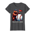 Field Life Mama Baseball Mom T-Shirt - Custom Art Print Unisex - T-Shirt, Sweatshirt, Hoodie