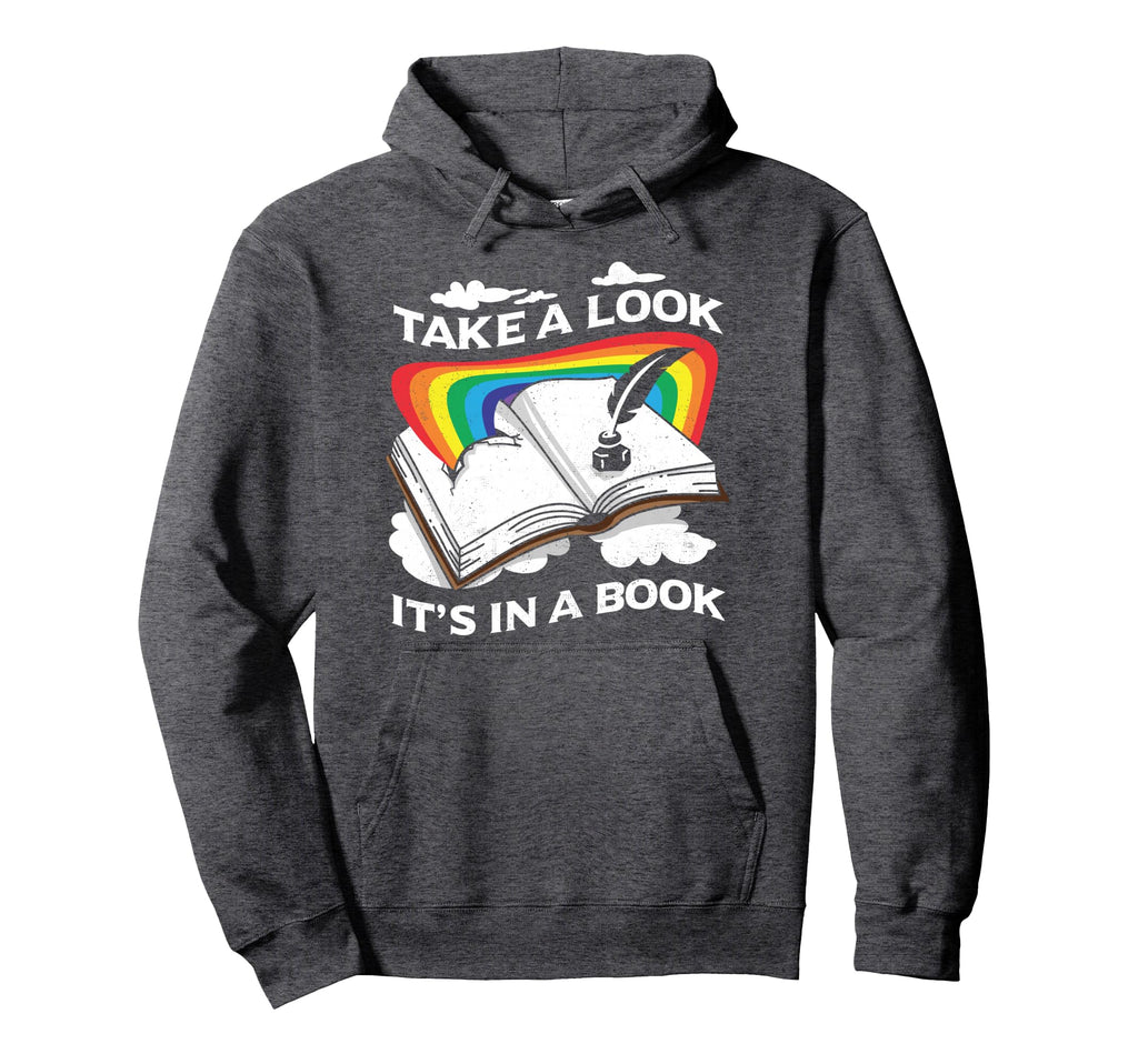 Love Reading Love Rainbows Gift Rainbow Hoodie - Graphic Print for Adults - T-Shirt, Sweatshirt, Hoodie