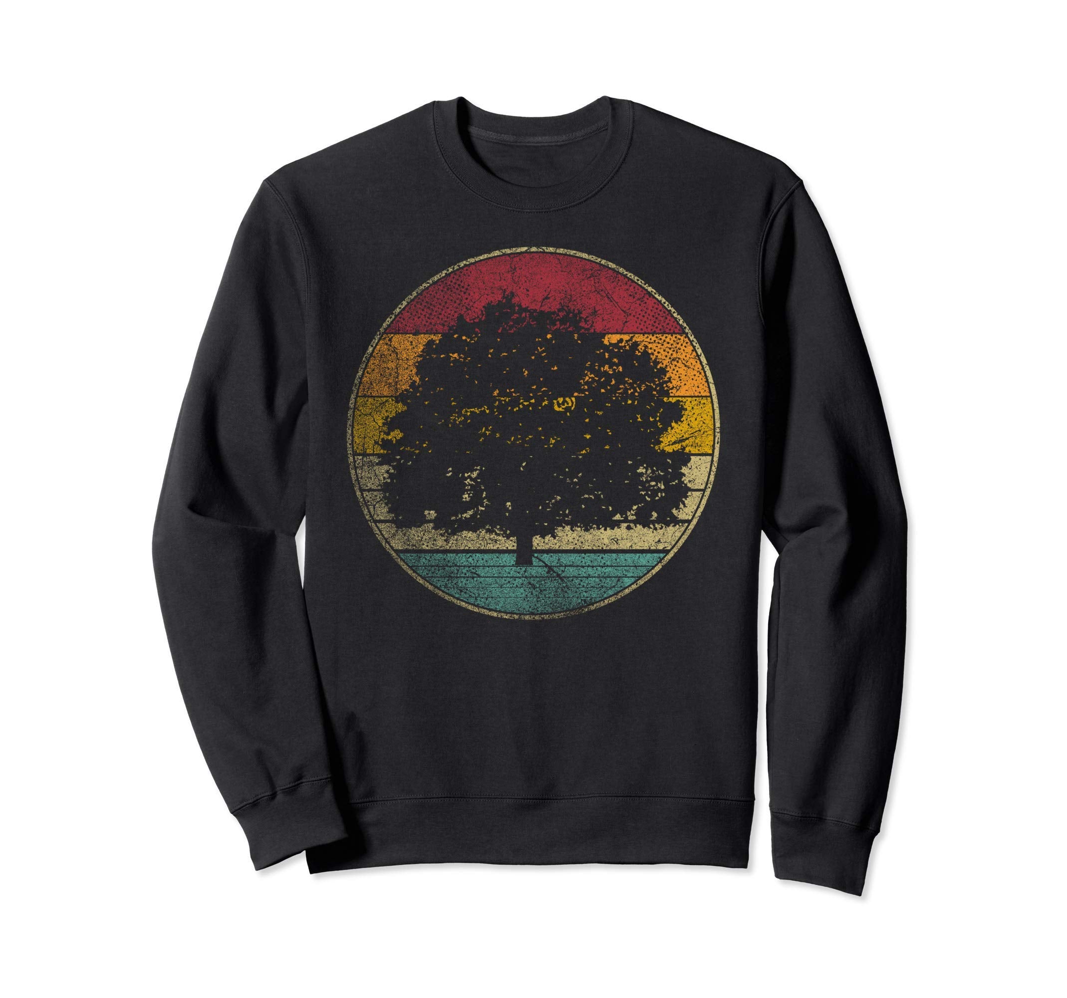 Tree Nature Outdoors Distressed Sweatshirt - Streetwear Style Men Women - T-Shirt, Sweatshirt, Hoodie
