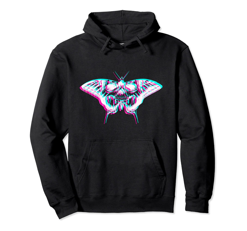 Aesthetic Pastel Goth Butterfly Hoodie - Fun Novelty Design Men Women - T-Shirt, Sweatshirt, Hoodie