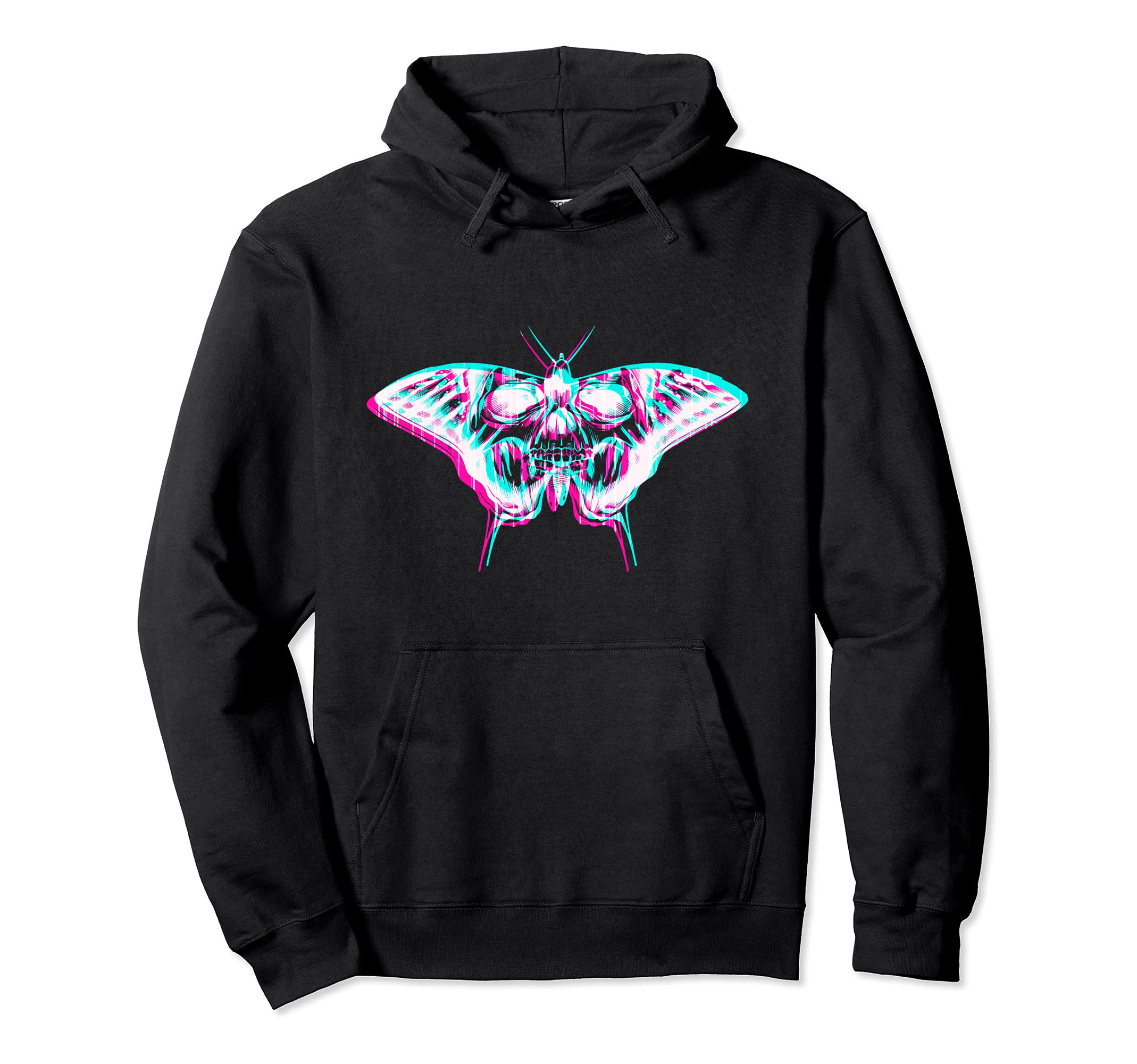 Aesthetic Pastel Goth Butterfly Hoodie - Fun Novelty Design Men Women - T-Shirt, Sweatshirt, Hoodie