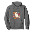 Funny Cat Lover Always Late Yoga Hoodie - Novelty Apparel Unisex - T-Shirt, Sweatshirt, Hoodie