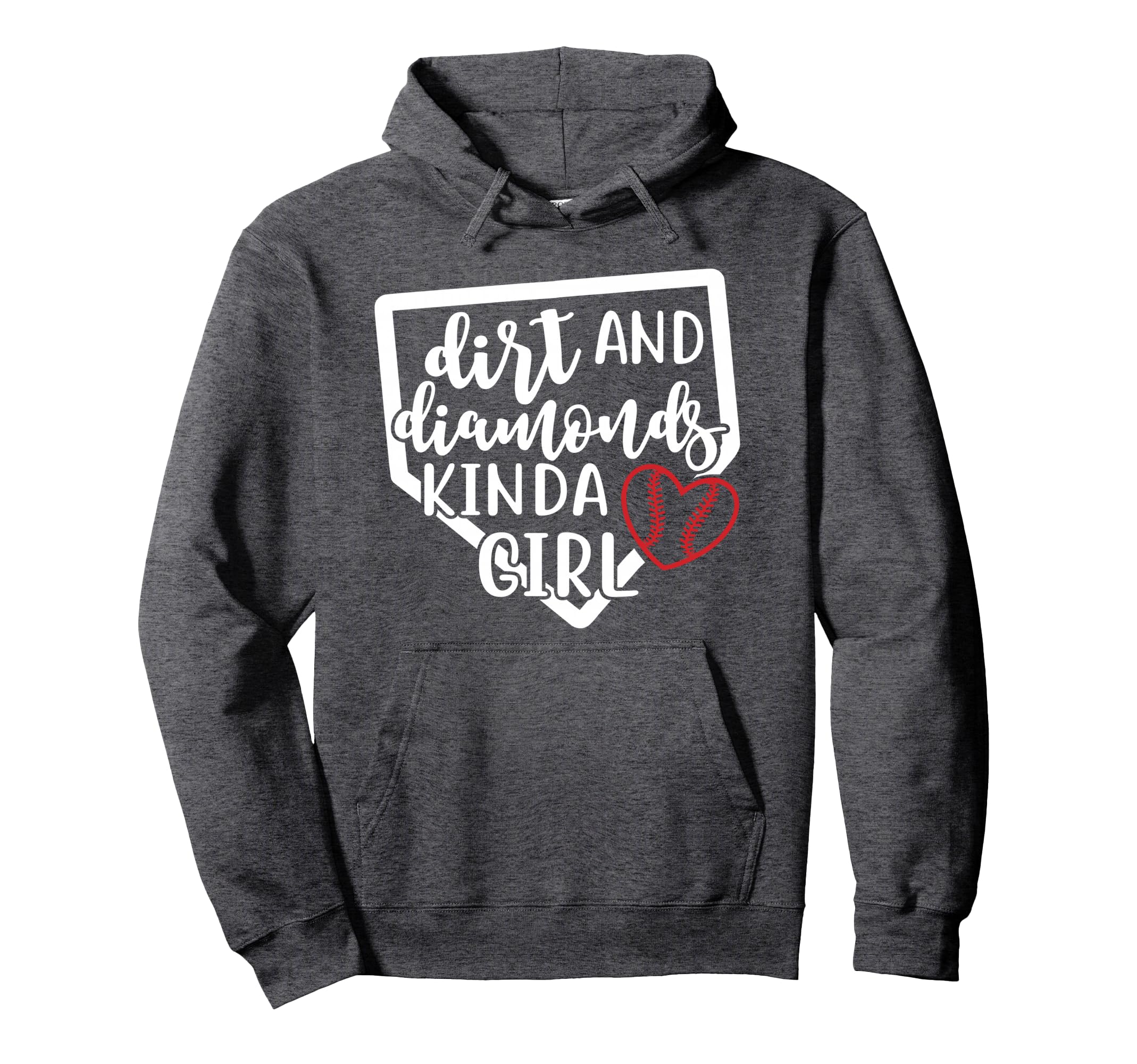 Dirt And Diamonds Kinda Softball Hoodie - Streetwear Style for Adults - T-Shirt, Sweatshirt, Hoodie