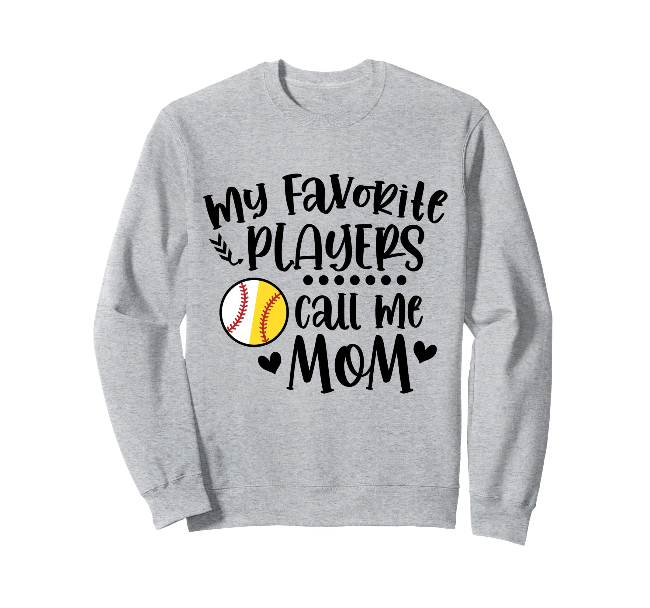 My Favorite Players Call Me Mom Sweatshirt - Minimalist Print Men Women - T-Shirt, Sweatshirt, Hoodie