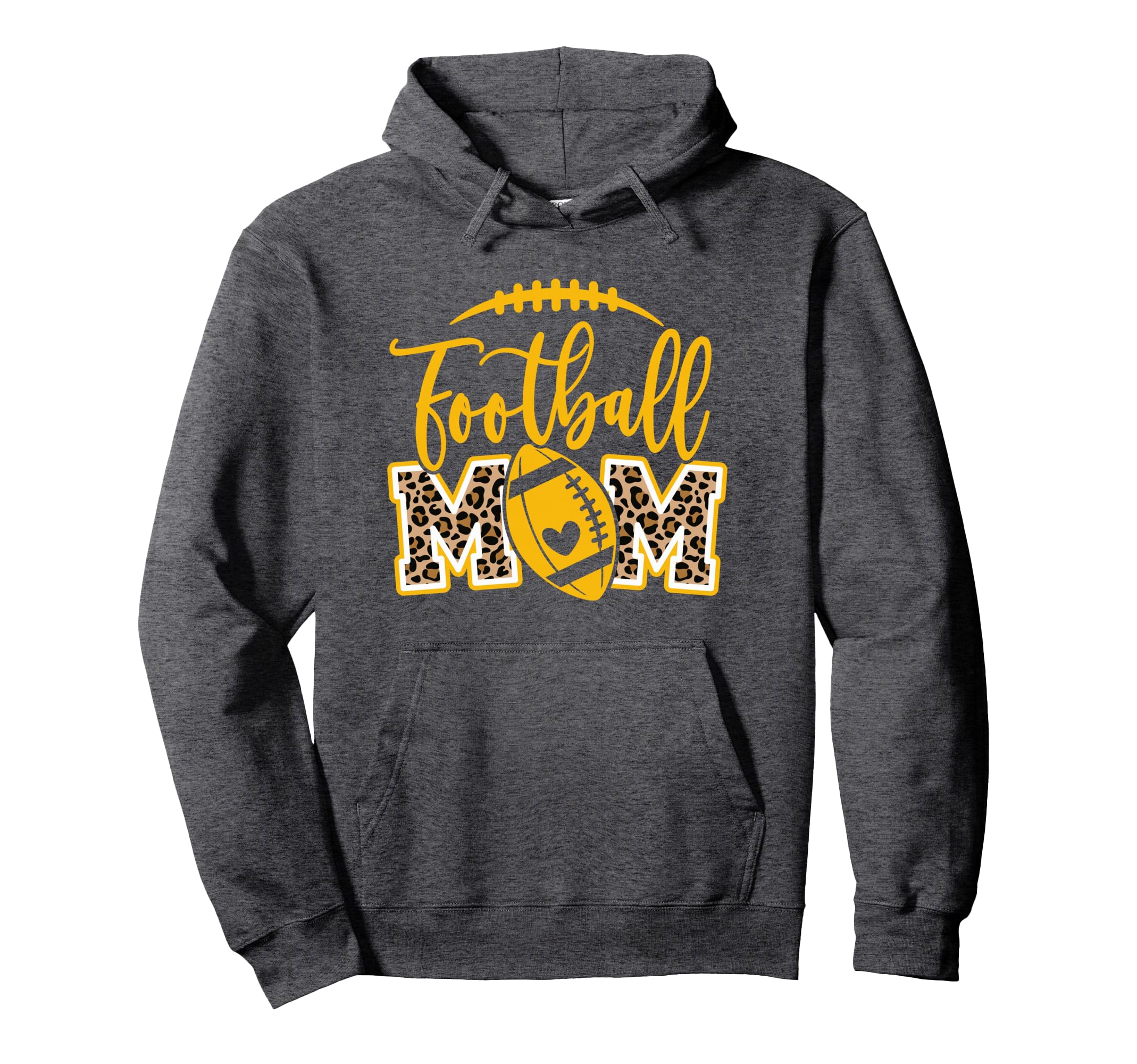 Game Day Leopard Black And Yellow Hoodie - Aesthetic Graphic for Adults - T-Shirt, Sweatshirt, Hoodie