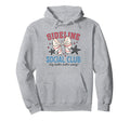 Sideline Social Club Coquette Baseball Hoodie - Minimalist Print Men Women - T-Shirt, Sweatshirt, Hoodie