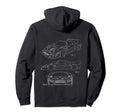 Sports Car Patent Hoodie - Custom Art Print Men Women - T-Shirt, Sweatshirt, Hoodie