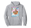 Surfing Ramen Bowl Japanese Waves Anime Hoodie - Graphic Print Unisex - T-Shirt, Sweatshirt, Hoodie