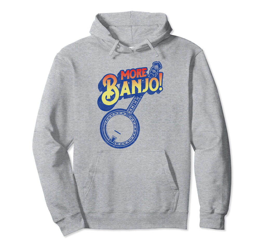 More Banjo Distressed Eighties Hoodie - Streetwear Style Men Women - T-Shirt, Sweatshirt, Hoodie