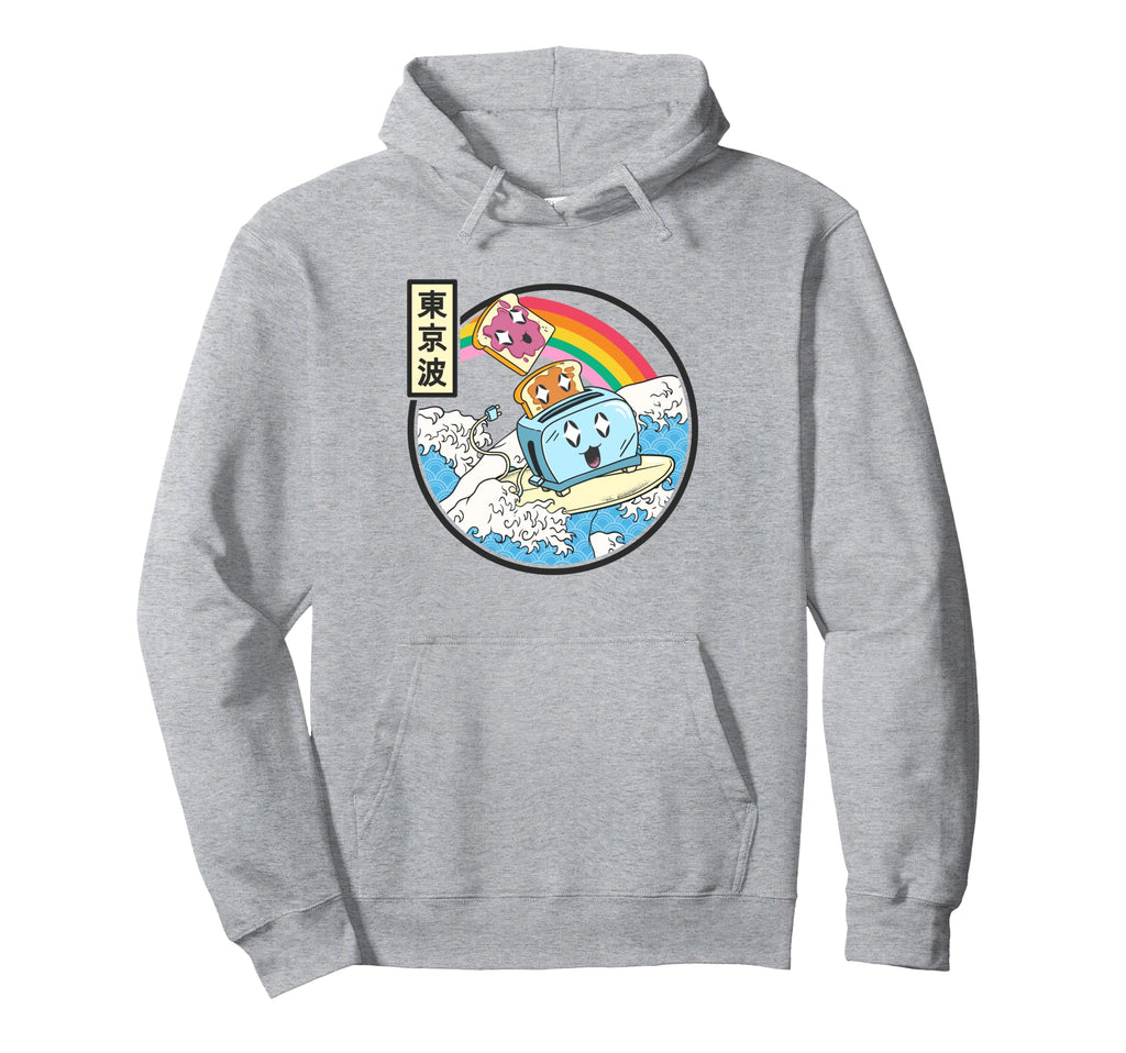 Surfing Toaster Peanut Butter Jelly Hoodie - Unique Graphic for Adults - T-Shirt, Sweatshirt, Hoodie