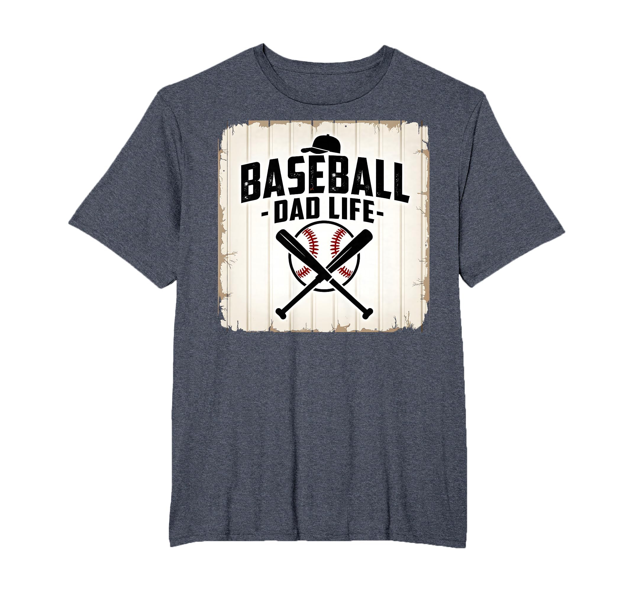 Baseball Dad Life Proud Father Sports T-Shirt - Custom Art Print Unisex - T-Shirt, Sweatshirt, Hoodie
