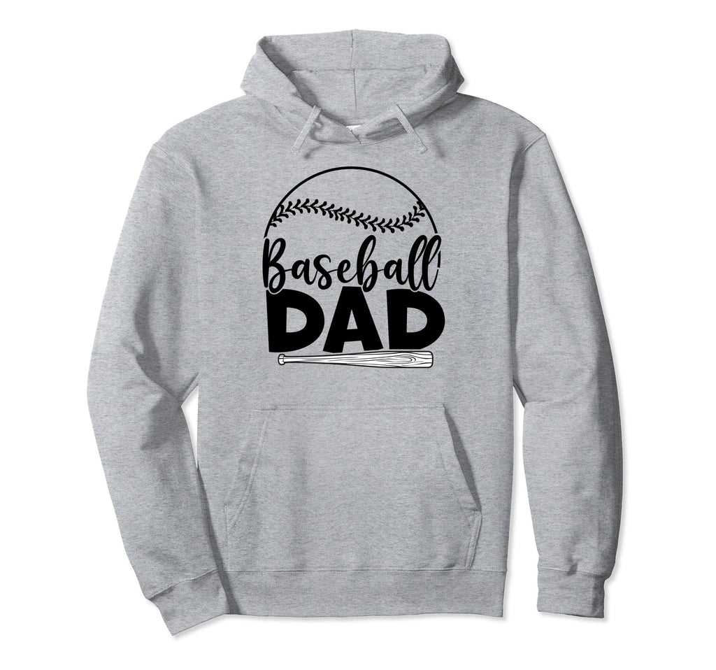 Dad Baseball Ball Baseball Bat Daddy Hoodie - Trendy Graphic Unisex - T-Shirt, Sweatshirt, Hoodie
