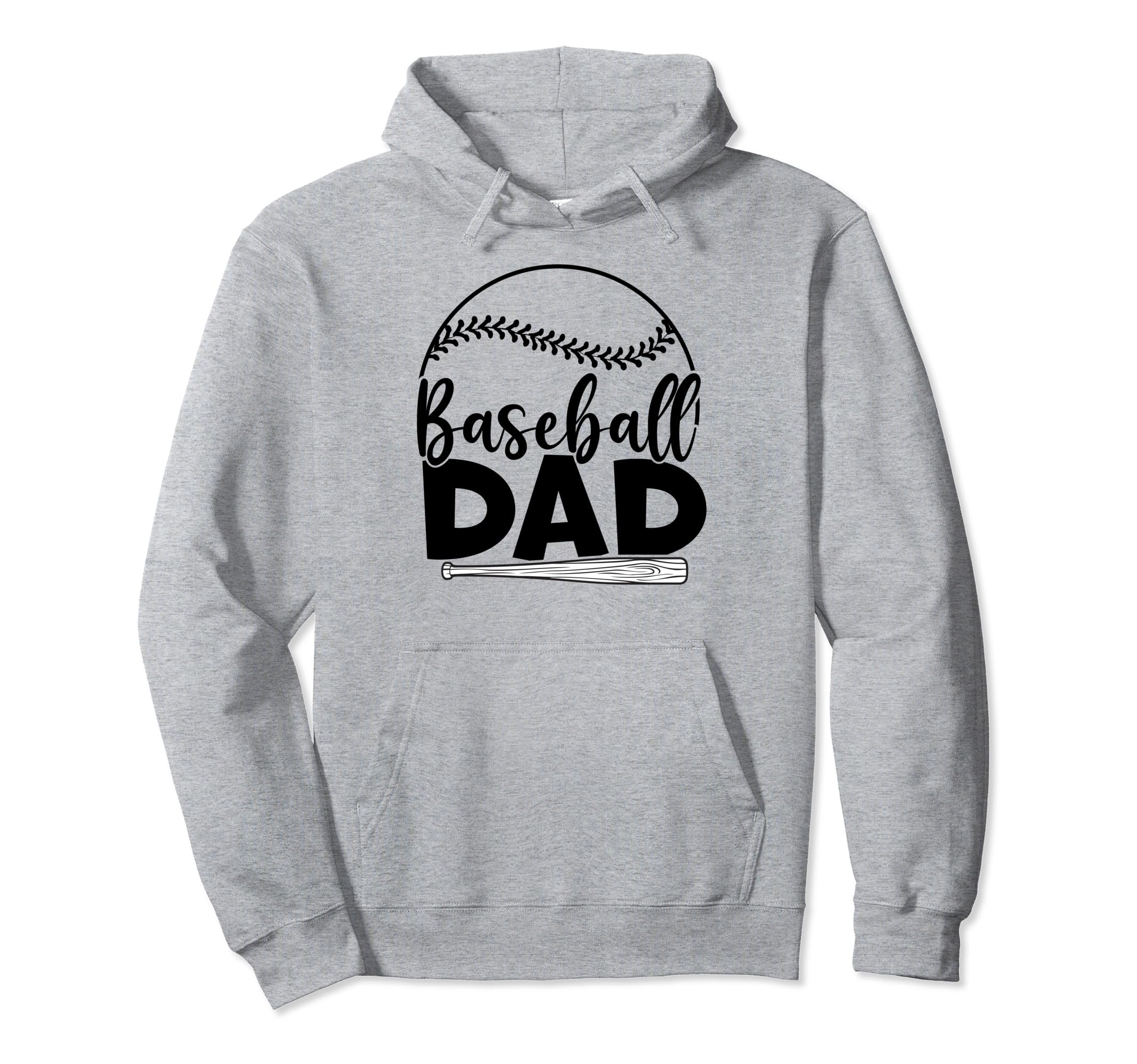 Dad Baseball Ball Baseball Bat Daddy Hoodie - Trendy Graphic Unisex - T-Shirt, Sweatshirt, Hoodie