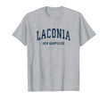 Laconia New Hampshire Nh Varsity T-Shirt - Aesthetic Graphic for Adults - T-Shirt, Sweatshirt, Hoodie