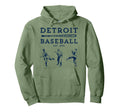 Detroit Baseball Fan Hoodie - Graphic Print Men Women - T-Shirt, Sweatshirt, Hoodie