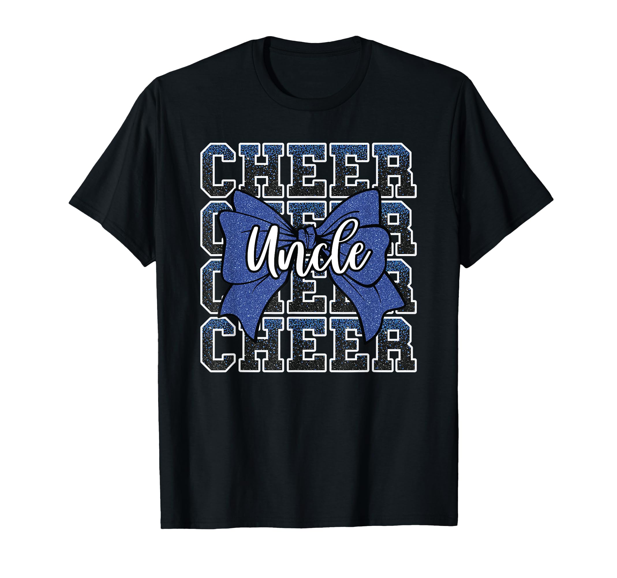 Cheer Uncle Aunt Bow Sport Cheerleader T-Shirt - Unique Graphic Men Women - T-Shirt, Sweatshirt, Hoodie