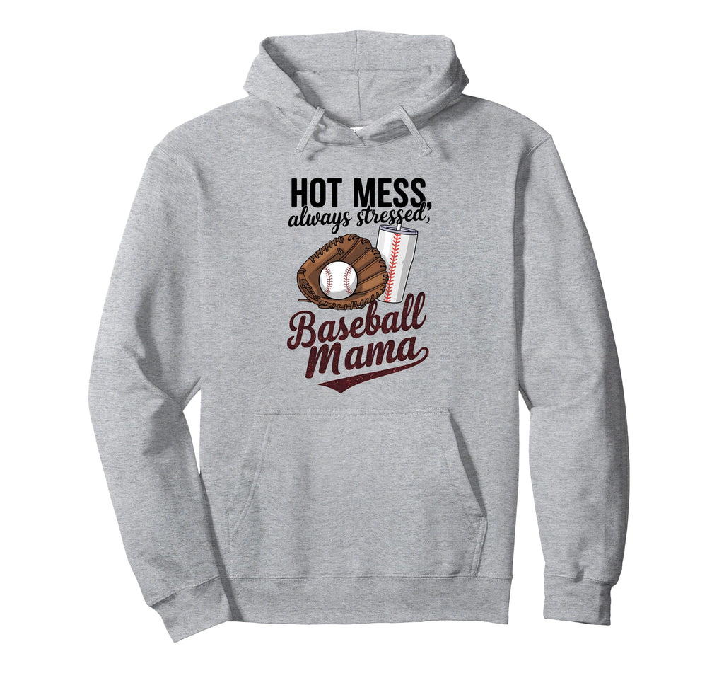 American Baseball Mama Mom Hoodie - Aesthetic Graphic for Adults - T-Shirt, Sweatshirt, Hoodie