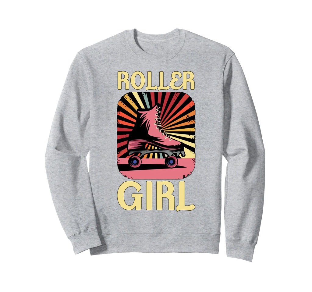 70S 80S Roller Skater Skating Sweatshirt - Fun Novelty Design Men Women - T-Shirt, Sweatshirt, Hoodie