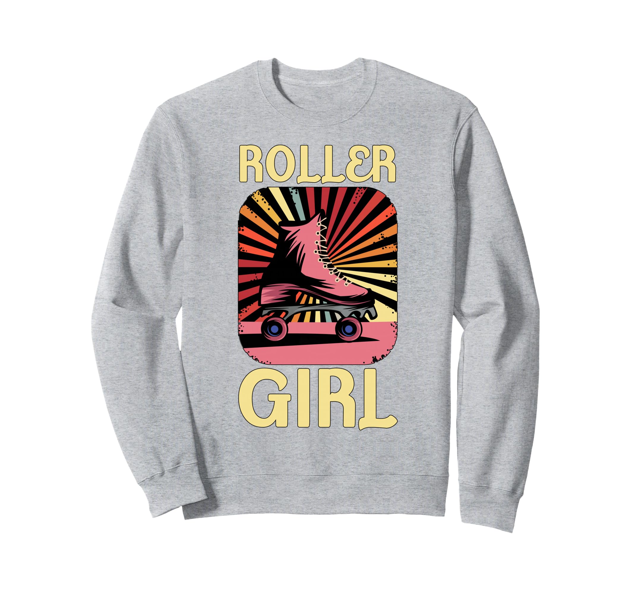 70S 80S Roller Skater Skating Sweatshirt - Fun Novelty Design Men Women - T-Shirt, Sweatshirt, Hoodie