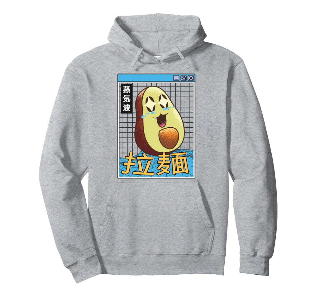 Happy Avocado Digital Japan 80S Otaku Hoodie - Trendy Graphic for Adults - T-Shirt, Sweatshirt, Hoodie
